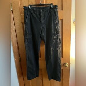 Cotton On cargo denim jean pants in black size 30